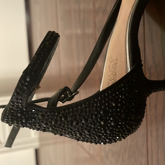 Black Formal Badgley Mischka Heels - Picture 6 of 8